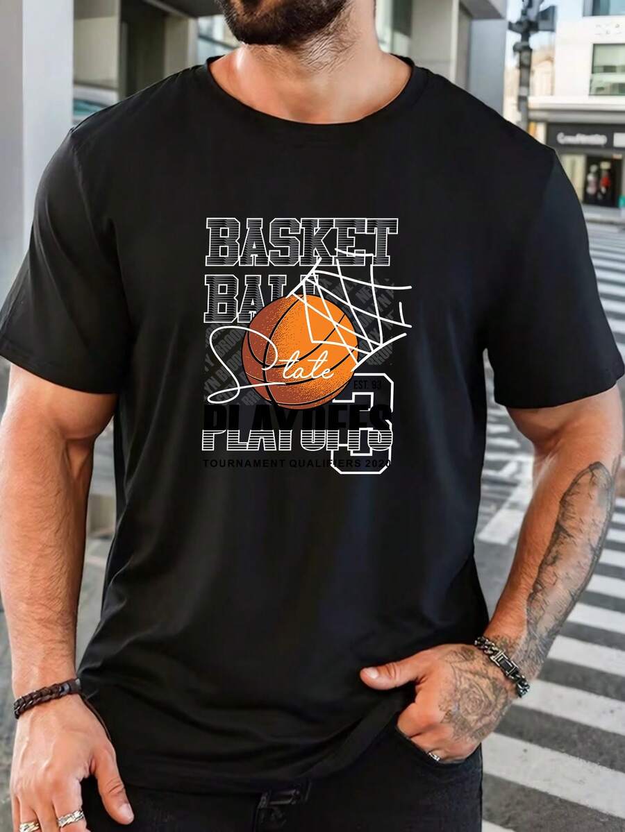 Camisetas de hombre - Negro - Ver 1