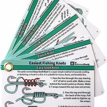 Easiest Fishing Knots Pocket Guide For Beginners | Waterproof Pocket Fisherman Guide On How To Tie The 12 Simplest Knots. Great Fishing Gadget & Fishing Gift - Multicolor - View 6