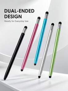 2-In-1 Dual-Tip Capacitive Stylus Pen, Universal Stylus Compatible With IPad, Android Phones And Tablets, Fine Tip Stylus For Digital Art, Painting, Sketching, Writing And Office Use - View 6