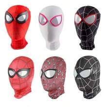 Disney 6 Styles | Spider-Man Universe Character Full Face Mask | Lightweight Durable Elastic Fabric | Cosplay Accessory | Urban Hero Style | Easy To Put On And Take Off, Suitable For Conventions, Events And Photography | Perfect Gift For Friends On Halloween, Christmas, Valentine's Day, Birthday, Back To School, Graduation Season (Mixed Set Randomly Sent) - One Size - View 8