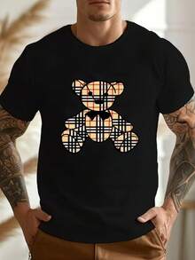 Men T-Shirts - 黑色 - 查看 7