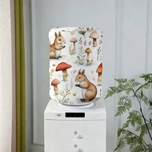 Water Dispenser Barrel Cover For 5 Gallon Water Bottlem, Autumn Pumpkin Mushroom Printed Durable Fabric Water Cooler Covers, Elastic Fabric Bucket Decor Protector Cover - Multicolor - View 15