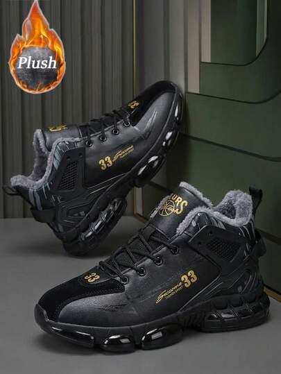 Winter Men's Snow Boots Waterproof Sports Casual Shoes Thermal Lined Warm Outdoor Hiking Boots Work Couple Travel Shoes