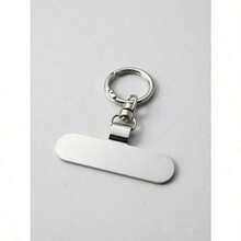 Phone Lanyard Metal Tab, 360° Swivel Key Ring, Stainless‑Steel Clip For Universal Phone Case, Silver & Black Available - Multicolor - View 3