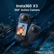Insta360 X3 Panoramic Action Camera, Supports 5.7K 360° Active HDR Video, 4K Single Lens Camera, IPX8 Waterproof, Suitable For Motorcycle, Sports And Vlogging (Brand New Only Activated) - View 1