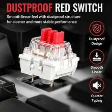 Mechanical Keyboard Switch Set, Includes 2-In-1 Keycap & Switch Puller, Blue/Brown/Black/Red Switches, Linear Tactile Switches, Suitable For DIY Mechanical Keyboard Modification, Repair Or 3D Printed Fidget Clicker - View 5