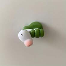 Thumb-Shaped Organizer (Random Color), Lightweight Desktop Cable Management Clip, No-Drill Adhesive Hook, Suitable For Desktop Storage, Home Organization, Perfect For Kitchen Appliances And Bedroom Accessories - Multicolor - View 2