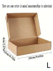 16/8/4/1pc Brown Cardboard Shipping Box, Lockable Gift Box, Suitable For Secure Storage And Organization, Basic Home Essentials, Multi-Purpose Kitchen Storage And Organization, Practical Home Accessories, Halloween Spooky Gift, Christmas Holiday Gift, Halloween Gift - Multiple Styles - View 11