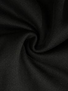 Men's Lamb Fleece Hooded Sweatshirt, Autumn/Winter Fashion Casual Sports Fleece Jacket, Suitable For Daily Outdoor Wear, Gift For Family, Gift For Husband - Black - View 5