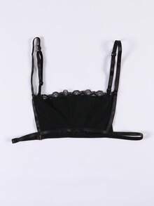1pc Men's Sexy Lingerie Accessory Cosplay Prop Body Decoration Waist Belt Sexy Ornament - Black - View 4