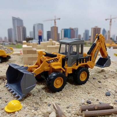 Miniatura Retroescavadeira Hidráulica Caterpilar