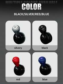 Diamond Patterned Retro Joystick Style One Key Start Lever Cover, Metal Scratch Resistant Engine One Key Start Button Protective Cover, Fashionable Car Interior Modification Accessories, Ideal Gift For Car Enthusiasts, Halloween Gift, Christmas Gift - A - View 7