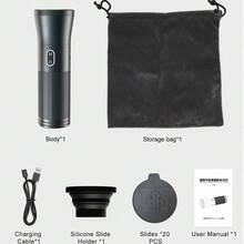 Luxceo T10 便攜式可調焦 LED 攝影燈 4 色迷你聚光燈 10W CRI 95 適用於婚禮、直播、攝影工作室 - 灰色 - 查看 7