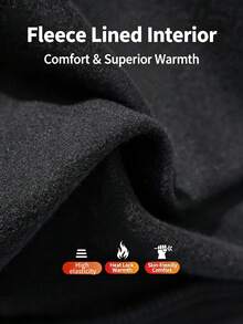 OKP 4-Piece Men's Thermal Underwear Set, Thermal Shaping Suit For Autumn And Winter, Base Layer Set For Home And Casual Wear - Black - View 8