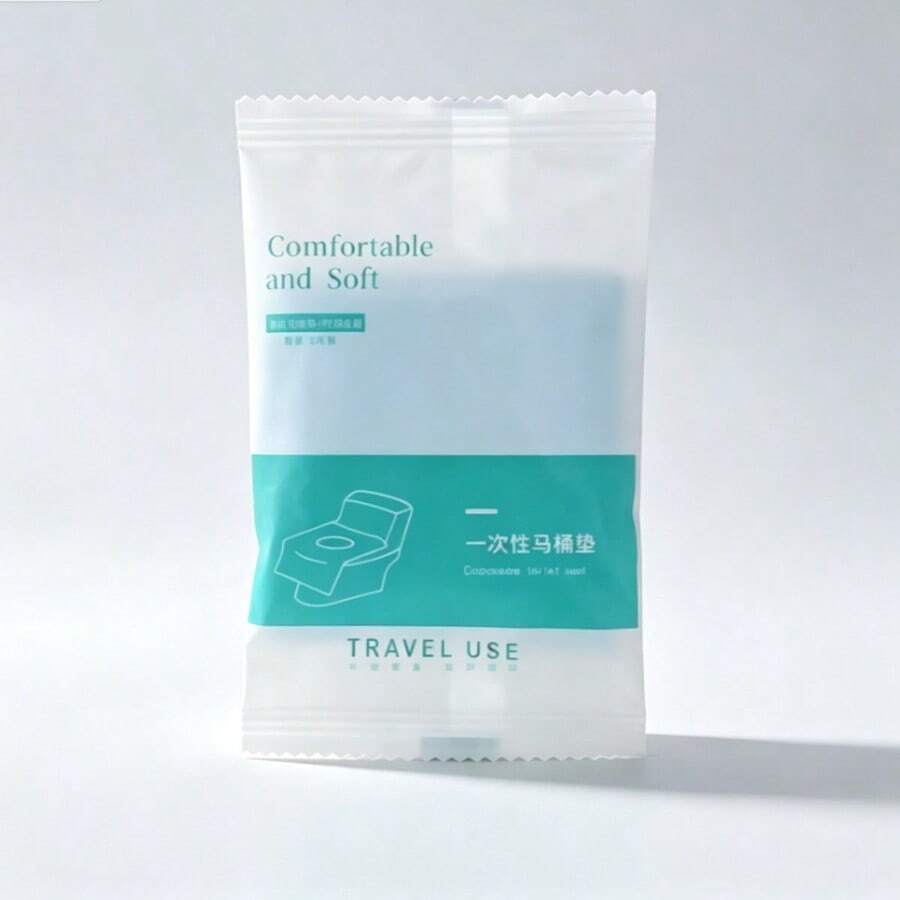 10/20/30/50pcs Disposable Toilet Seat Covers, Suitable For Adults And Children, Waterproof Disposable Travel Toilet Seat Covers, Portable Packaging, Suitable For Travel Restroom Use
