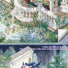 A Set Of DIY Scene‑Building Stickers,European Garden Series Stationery Scene Stickers,Special‑Ink 3D Beautiful Scenery,DIY Handcraft Fun Toys For Girls,Kids Entertainment Stickers - All-in-one - View 7