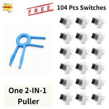 Mechanical Keyboard Switch Set Blue Brown Black Red Shaft Linear Tactile Switch For Gaming Keyboard Replacement Or 3D Print Fingertip Stress Relief Clicker Free Keycap Puller - View 18