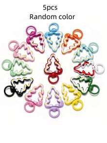 12/30/60/100/200pcs Colorful Metal Round Split Key Ring Chain With Lobster Buckle, DIY Craft Bag Pendant Charm Accessories For Party Favors Gift - Multicolor - View 10