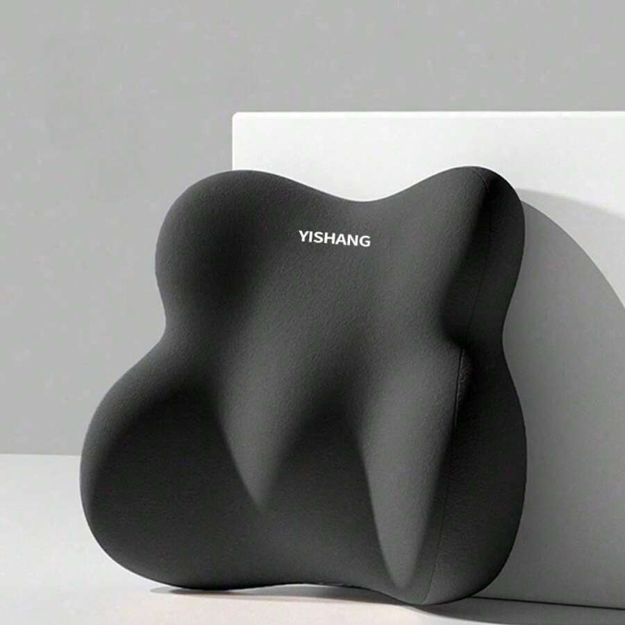 1pc Soft Waist Support Pillow, Suitable For Driving Seat, Foam Material, Can Support Lower Back, Suitable For Chair, Office Chair, Seat Cushion, Cushion, Also Suitable For Office Decoration And Room Decoration. - Multicolor - View 1