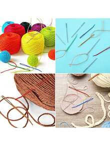EDCUEBE7 Large Eye Curved Tip Needle, Sweater Sewing Needle, Yarn Knitting Needle, Knitting Tool Set - Large-eye Needle - View 4