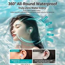 6pcs Moldable Silicone Ear Plugs, Adjustable Fit To Contour, Portable Practical Accessories For Water Play, Commuting, Dorm, Unisex - G-Orange - View 4
