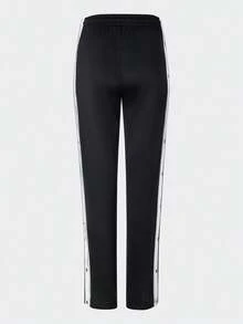 Adidas Originals Women's ADIBREAK PANT Knit Long Pants KB2468 - Black - View 6