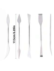 10/5/1pc Stainless Steel Clay Sculpting Tools Set , Scrapers For Pottery Carving Modeling Artists Hobbyists - Multicolor - View 3