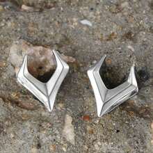2pcs Punk Spiked Saddle Ear Gauges 316L Stainless Steel Ear Cartilage Piercing Stretchers Jewelry Earrings - 1768 - View 9