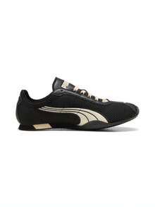Puma Sepatu Kasual Low-Top Unisex H-Street Mesh Hitam-Kuning Senja 40726604 - Hitam - View 2