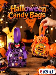 EIGIIS Halloween Ghost Candy Bags, Party Gift Candy Bags, Horror Party Decorations & Decor - View 2
