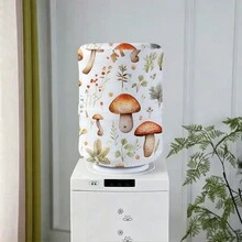 Water Dispenser Barrel Cover For 5 Gallon Water Bottlem, Autumn Pumpkin Mushroom Printed Durable Fabric Water Cooler Covers, Elastic Fabric Bucket Decor Protector Cover - Multicolor - View 12