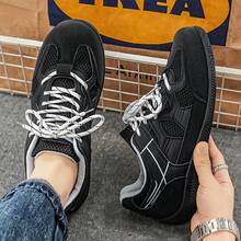 Men's New Breathable Casual Sports Shoes - Black - View 4