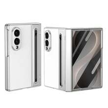 VIETAO Phone Case For Galaxy Z Fold6, Built-In S Pen, Hinge Protection, Screen Protector, Ultra-Thin Shockproof, Compatible With Samsung Z Fold 8 Ultra 7 6 5 4 - White - View 9