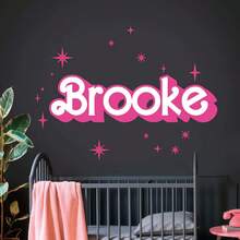 Personalized Doll Custom Name Wall Sticker Vinyl Decal Room Decor (Sticker Only) - Multicolor - View 3