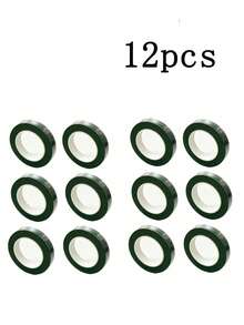 4/12 Roll Floral Tape, For Wrapping Bouquet Stems, Green Floral Tape, For Floral Craft Projects Corsages, Wedding Bouquets - A - View 9