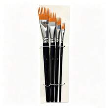 Set Sisir Kuas Lukis - 4 Buah Kuas Grainer Profesional untuk Lukisan Akrilik, Minyak & Cat Air - Kuas Tekstur untuk Seniman & Pemula, Gagang Pendek (Beberapa Kuas Mungkin Memiliki Bekas Cetakan, yang Tidak Dapat Dihindari Karena Proses Pembuatan dan Tidak Mempengaruhi Penggunaan Kuas) - Set - View 9