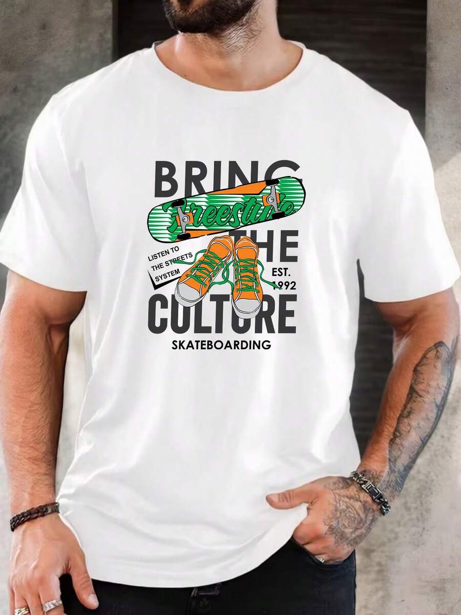 Men T-Shirts - 白色 - 查看 1