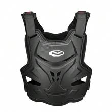1 pieza Chaleco de protección para pecho y espalda de motocicleta, rodilleras y coderas de motocicleta, equipo de protección para montar, accesorios de motocicleta, artículos esenciales para montar para mujeres, hombres, regalos para motociclistas - A - Ver 13