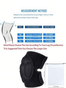 Shock-Absorbing Foam Knee Pads Sports Protection Non-Slip Knee Brace For Sports Ground Dance Studio Ski Resort For Women And Men Ergonomic Compression Sock Cycling Support Joint Protection Gym Accessories Hiking Essentials Workout Sets Women - Multicolor - View 5