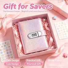 Lockable PU Leather Ledger Binder With Lockable Cash Envelope Organizer - 120 Page Portable Notebook, Suitable For Home Office, Planning, Storage, Financial Record Keeping, With Cash And Document Locking System - A - View 8