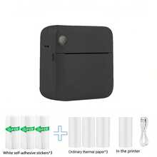 Mini Printer, Portable Thermal Sticker Maker, Includes 1 Roll Of Printing Paper, Compatible With IOS And Android Systems, Suitable For Study Notes, Photos, DIY, Diary, Etc. - Multicolor - View 19
