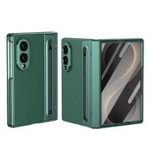 VIETAO 適用於 Galaxy Z Fold6 手機殼，內置 S Pen、轉軸保護、螢幕保護膜，超薄防震，適合 Z Fold 8 Ultra 7 6 5 4 - 綠色 - 查看 10