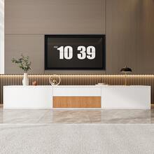 Modern TV Stand, TV Cabinet, TV Console, Low TV Stand. Unique Design - White - View 2