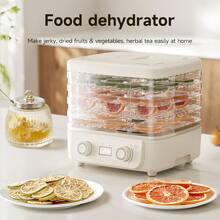HONGMEI 5-Layer Food Dehydrator | Multi-Functional Home Appliance | Suitable For Making Beef Jerky, Fruits, Vegetables And Pet Treats | High-Heat Air Circulation | 5 Stackable Trays - US A Type Plug(110-127V) - View 1
