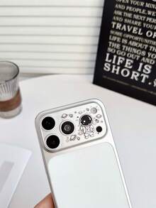 1pc Full Print Cute Astronaut & Planet Anti-Fingerprint 9H Hardness Camera Lens Protector Film, Compatible With IPhone 18 Pro Max/18 Pro/17 Pro Max/17 Pro, Anti-Drop Anti-Explosion Bubble-Free Auto-Adsorption Easy Installation Scratch-Resistant Protective Film Accessory, Suitable For Phone Cases - Astronaut - View 9
