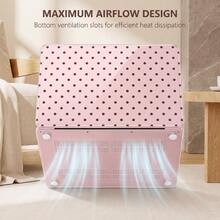 Polka Dot Style For Macbook Neo 13-Inch 2026 A3404 A18 Pro Chip, A3404 2026 Neo 13-Inch Ultra Clear Crystal Fully Transparent Ultra-Thin Hard Shell Protective Case, Back To School Season Pink Polka Dot - View 7