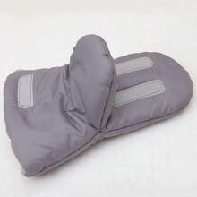 1pc Universal Winter Warm Stroller Hand Muff, Windproof & Waterproof, Newborn Baby Carriage Accessory - As Shown - View 8