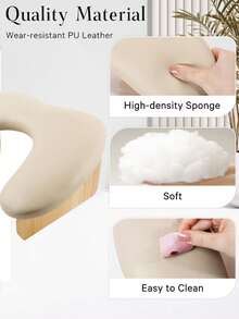 Gối kê tay làm nail gấp gọn nghiêng được, thiết kế bướm, đệm kê tay làm nail cho hai tay, dùng cho bàn làm nail - Nhiều màu - Xem 5