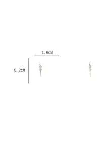 1 Pair Of Personality Simplicity Exquisite And Sweet Flower Earrings Suitable For Women's Daily Commuting ﻿ - White - View 5