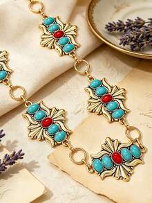 1pc Bohemian Vintage Waist Chain, Premium Exquisite Waist Chain, Women's Waist Chain, Women's Accessory - Gold - View 3